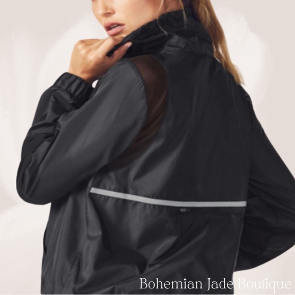 Fabletics Ziva Half Zip Windbreaker Active Jacket - Picture 2 of 5